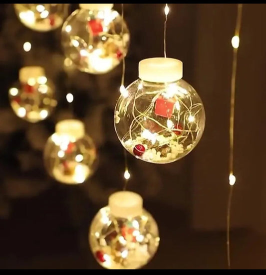 Guirnaldas De Pelotas Led Navideño